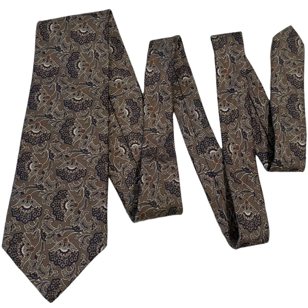 Vintage Claiborne art deco 100% made in Italy tie